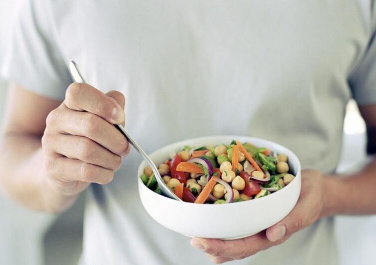 Mangez de la salade de légumes pour augmenter la puissance